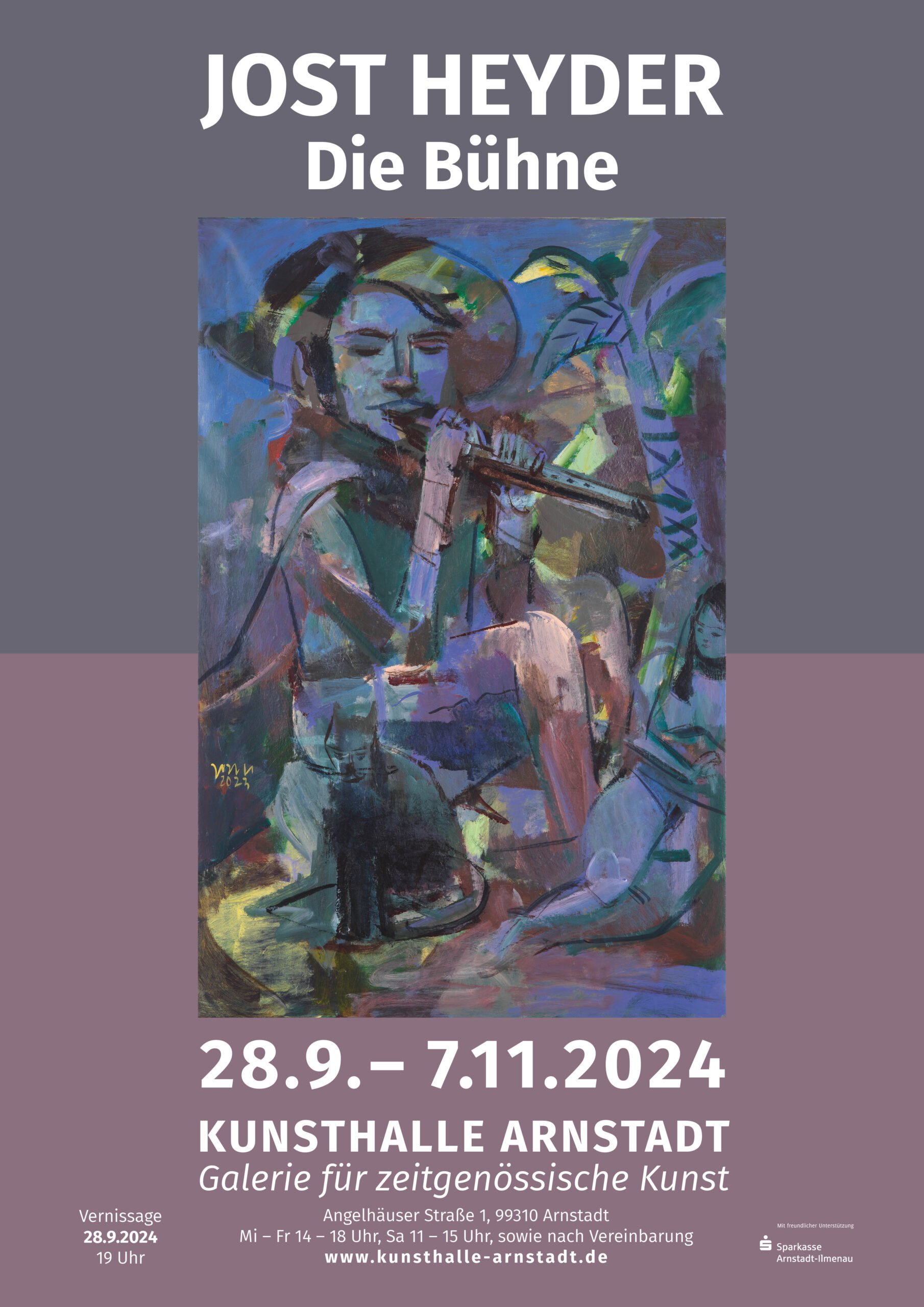 Ausstellung Jost Heyder „Die Bühne“